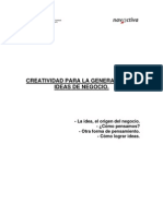 Creatividad Generacion Ideas