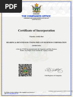 COR 14.3 Registration Certificate | PDF