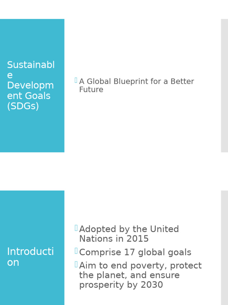Understanding Sustainable Development Goals | PDF | Sustainability ...