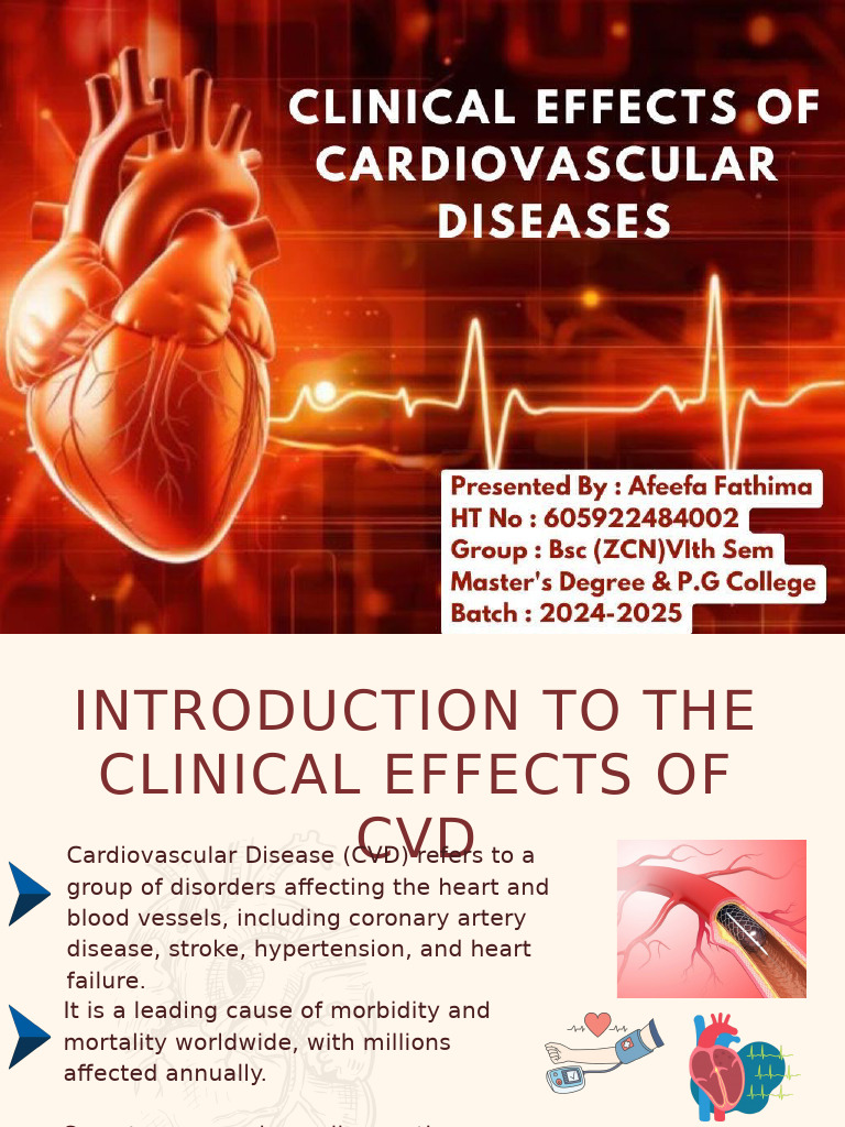 Clinical Effects of Cardiovascular Disease | PDF | Stroke ...