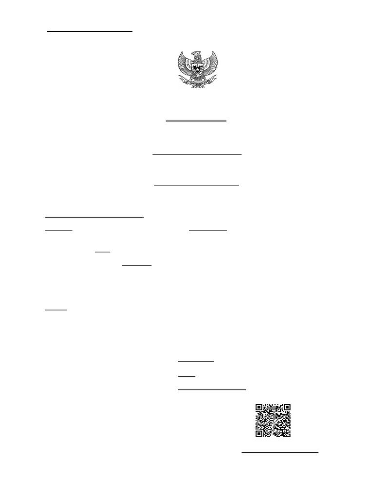 Akte Kelahiran Kosong | PDF