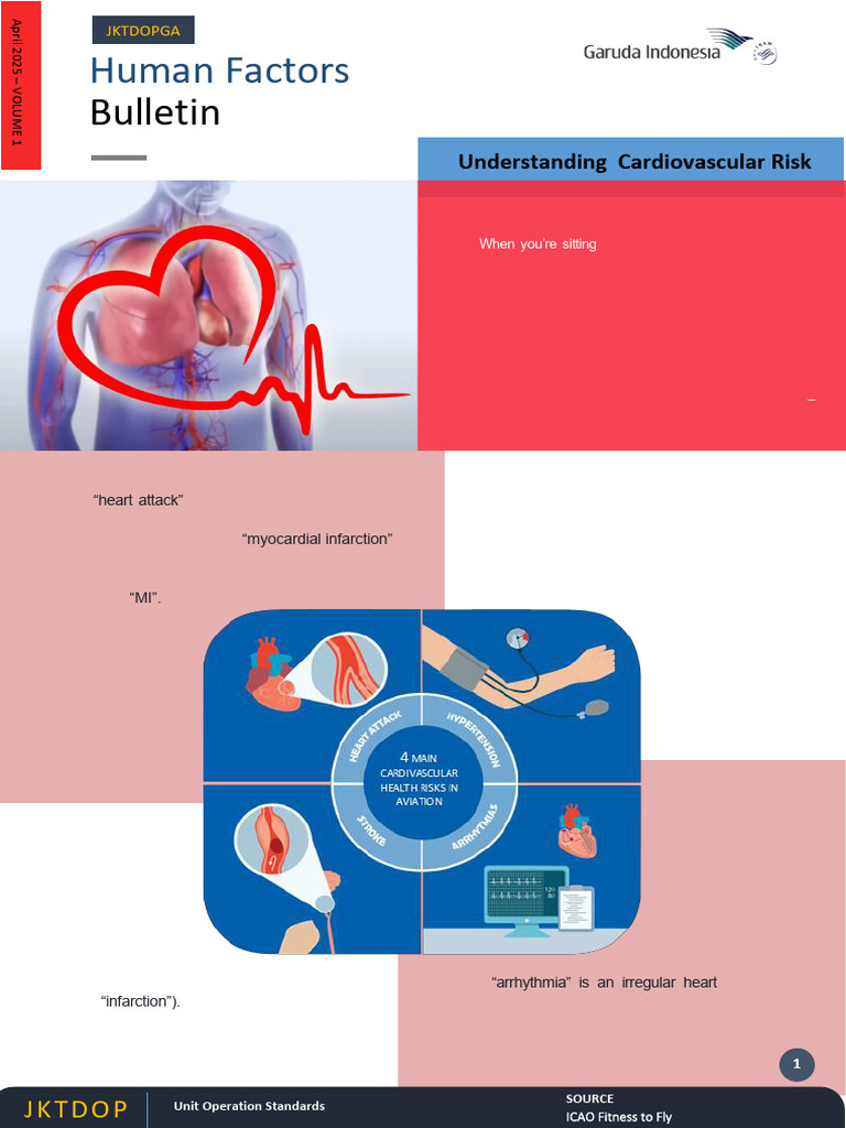 Cardiovascular Health Risk Factors Guide | PDF | Myocardial Infarction ...
