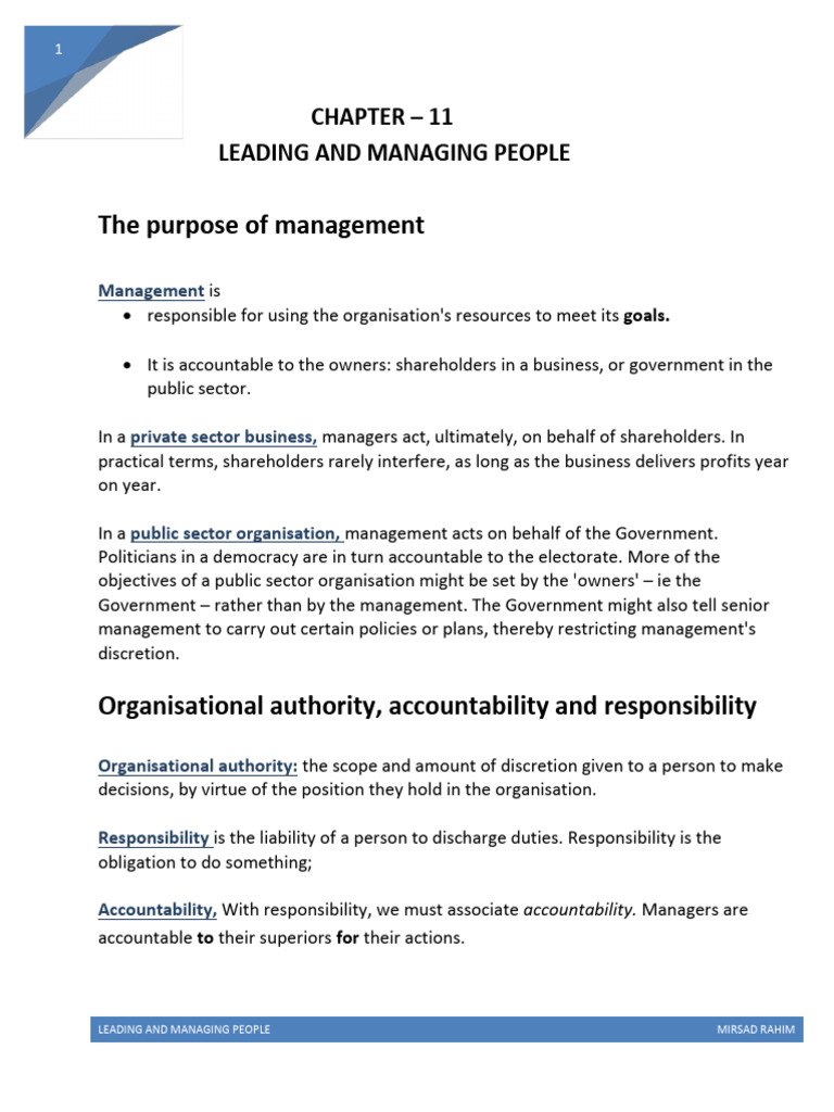Leadership and Management Essentials | PDF | Leadership | Power (Social ...