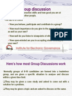 Group Discussion Tips