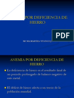 Anemia Por Deficiencia de Hierro