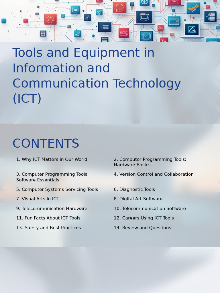 Tools and Equipment in Inform | PDF | Computer Programming ...
