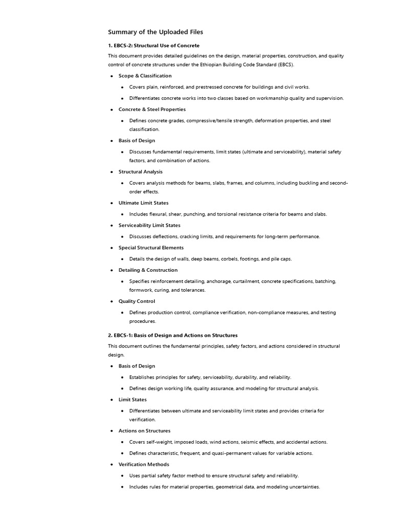 EBCS-2: Concrete Design Guidelines | PDF | Strength Of Materials | Beam ...