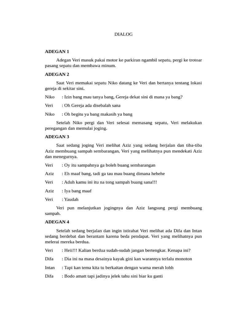 Dialog Penerapan Pancasila Sehari-hari | PDF