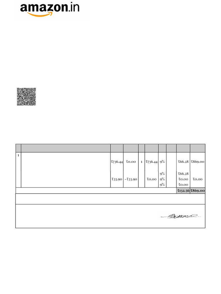 GST Invoice for Weight Machine Purchase | PDF | Invoice | Government ...