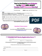 Community Powder Puff Derby Flyer &amp Regulations 2012