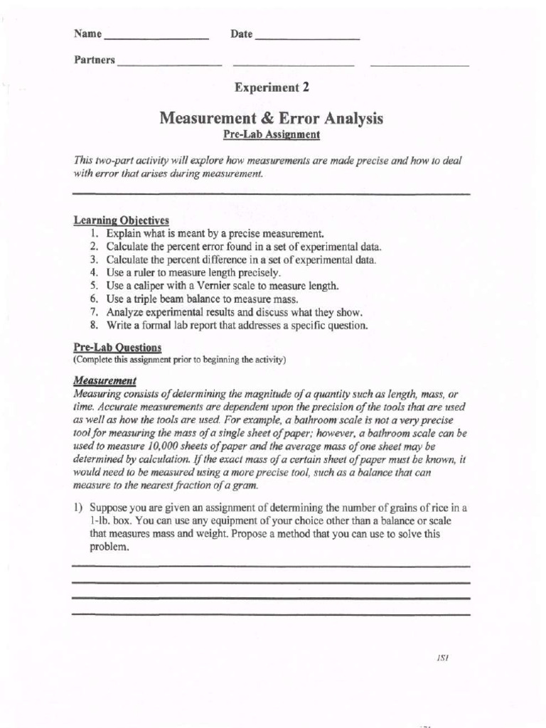Lab Exp 02 - PHY 1401 | PDF