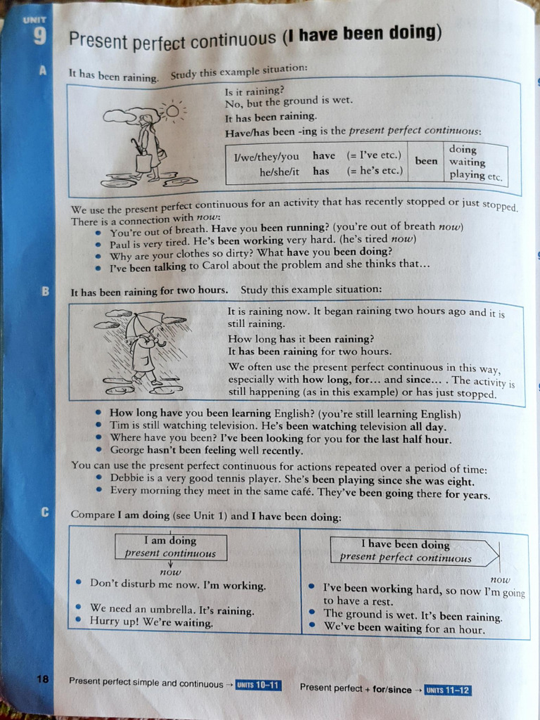 Present Perfect Continuous Explained | PDF