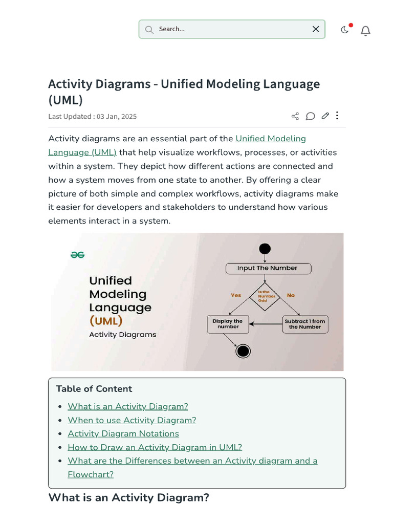 Activity Diagram Uml | PDF