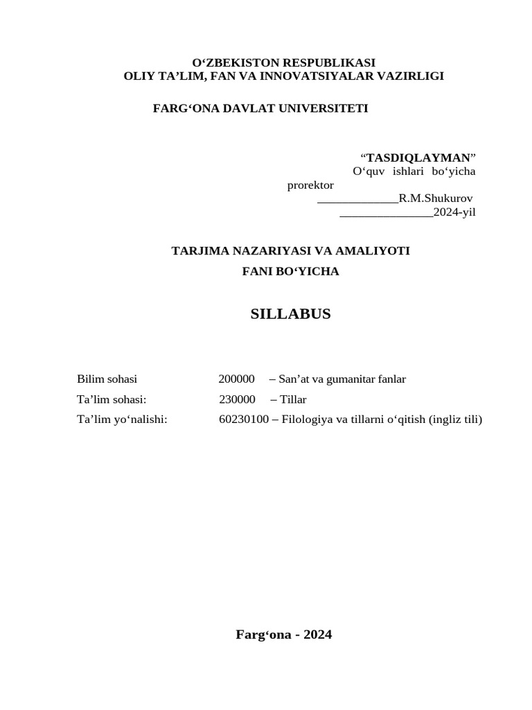 2024-tarjima-nazariyasi-va-amaliyoti-sillabus-pdf