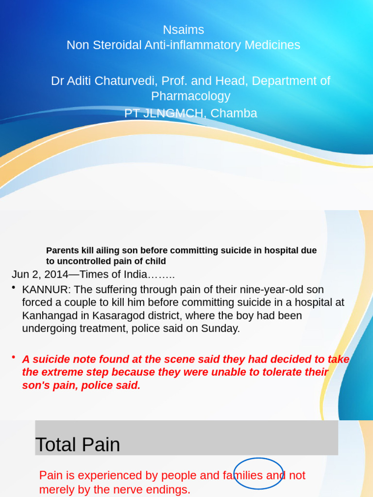 Understanding Non-Steroidal Pain Relief | PDF | Nonsteroidal Anti ...