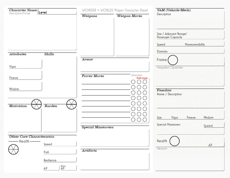 Sohei Character Attributes Overview | PDF