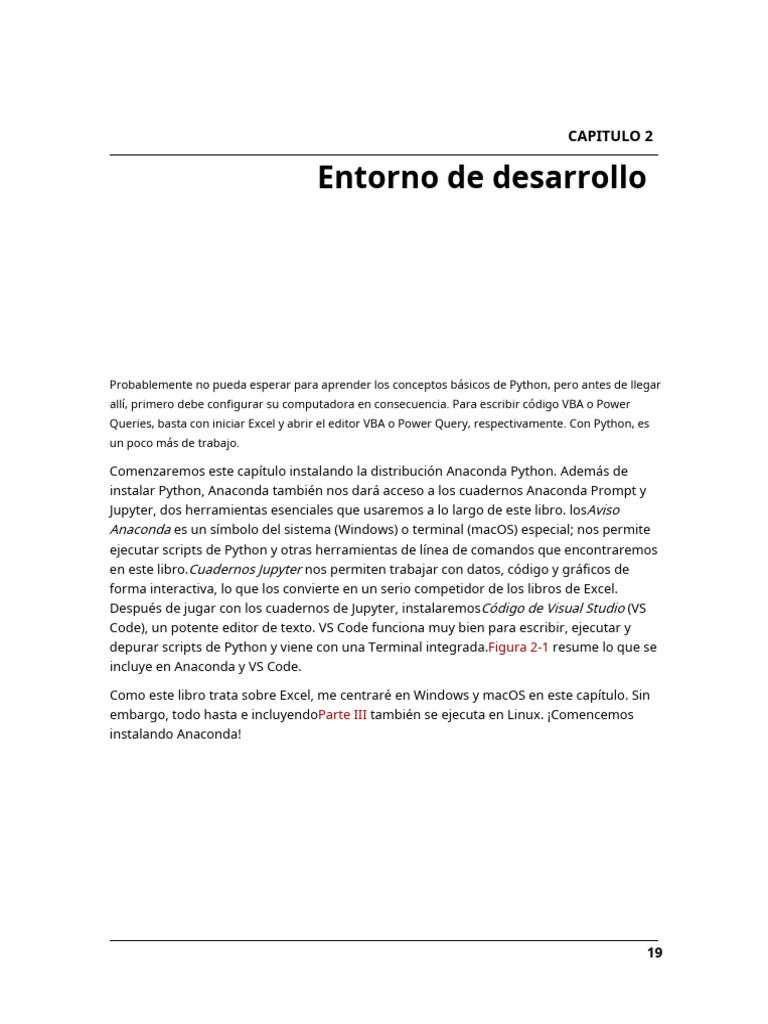 Python para Excel - 3 | PDF | Interfaz de línea de comando | Entorno de ...