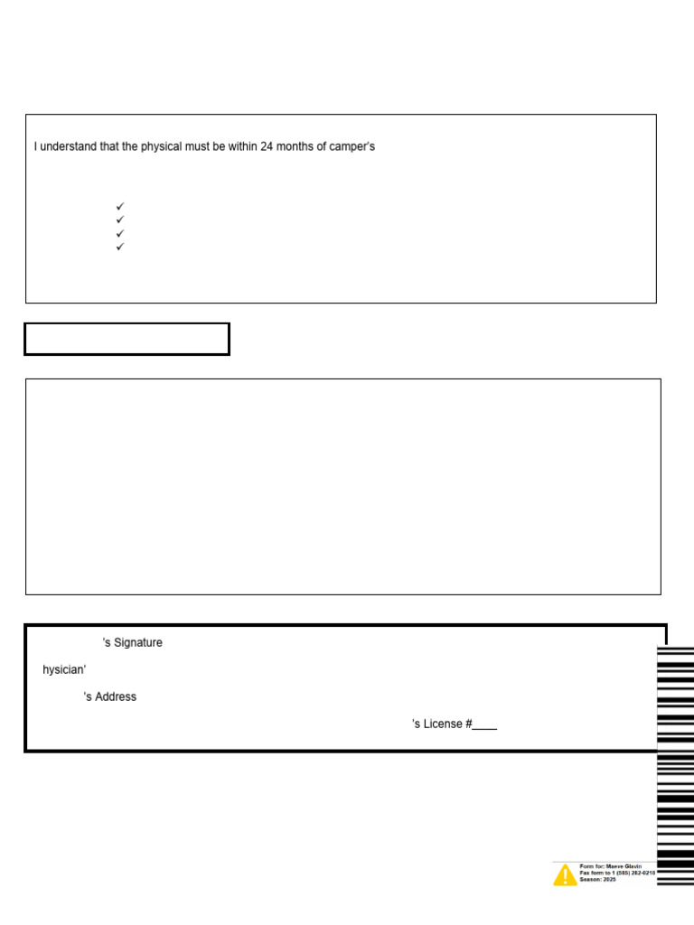2025 Health Care Provider Form Only | PDF