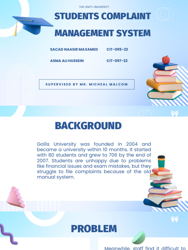 Gollis University Complaint System Upgrade | PDF | Scientific Method ...