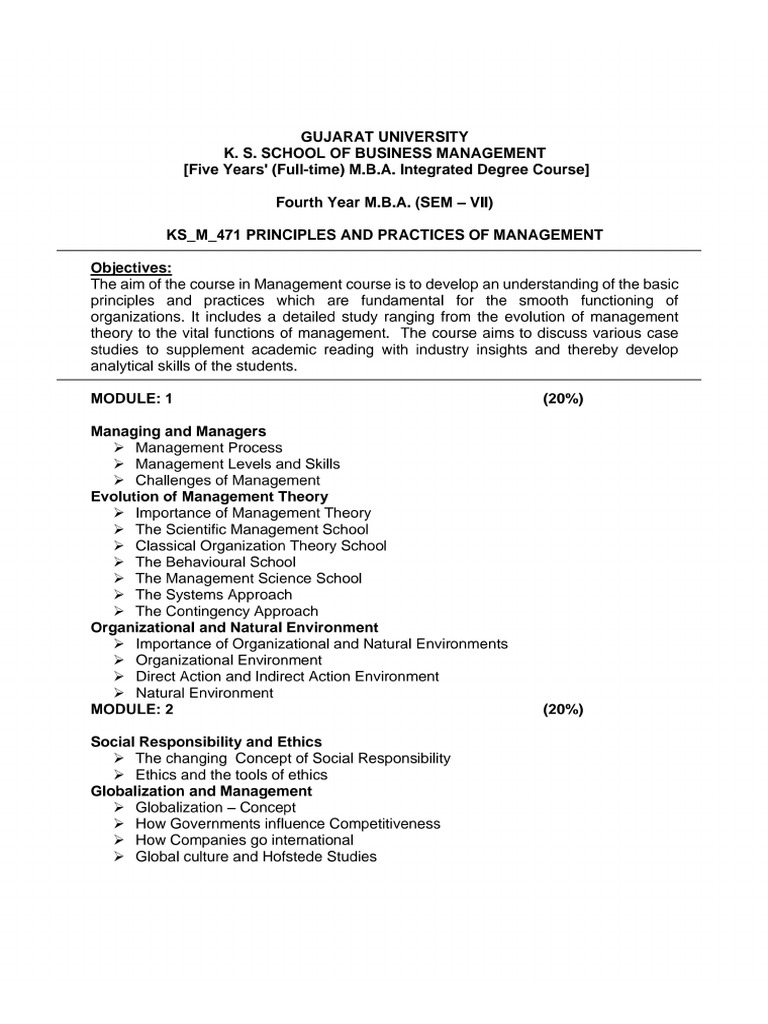 Sem 7 Syllabus | PDF