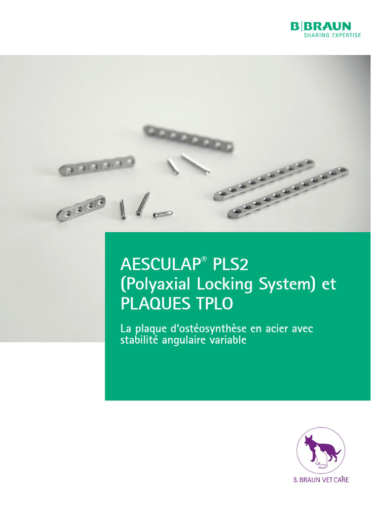 Système de verrouillage AESCULAP PLS2 | PDF