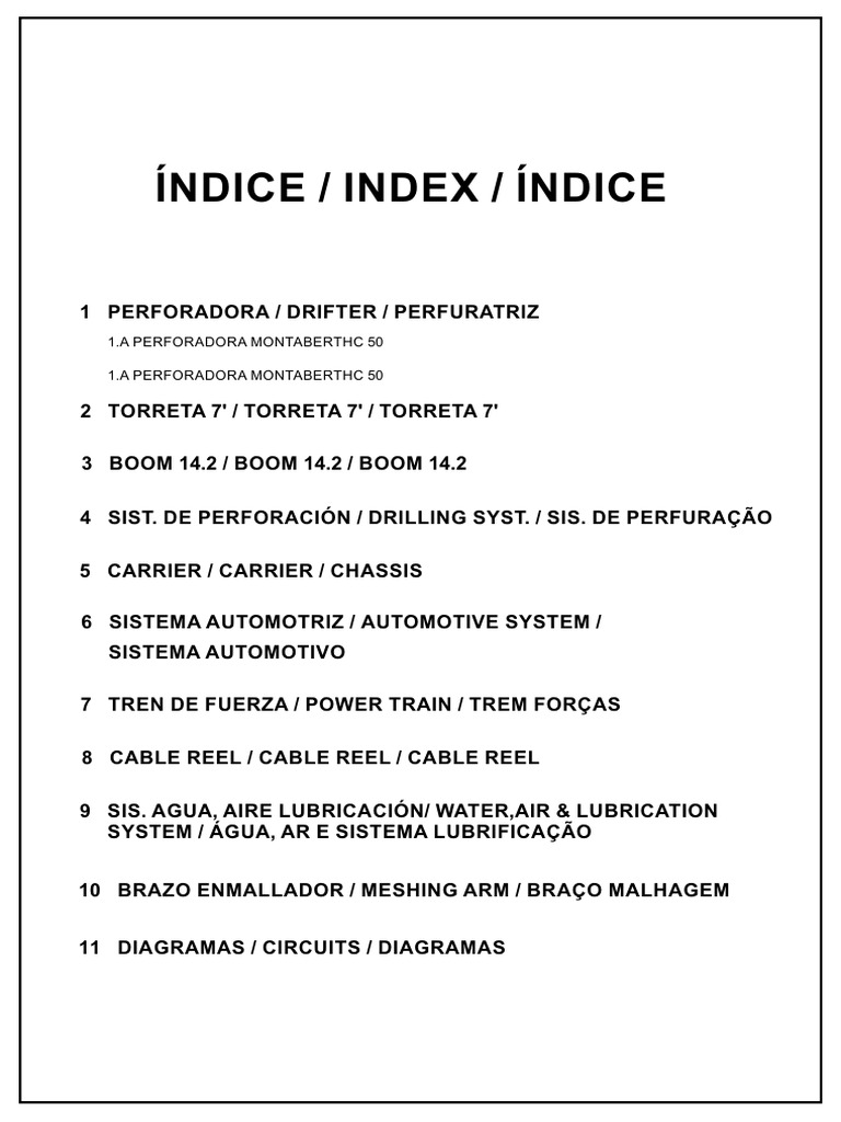 04 Indice - SB 7' | PDF