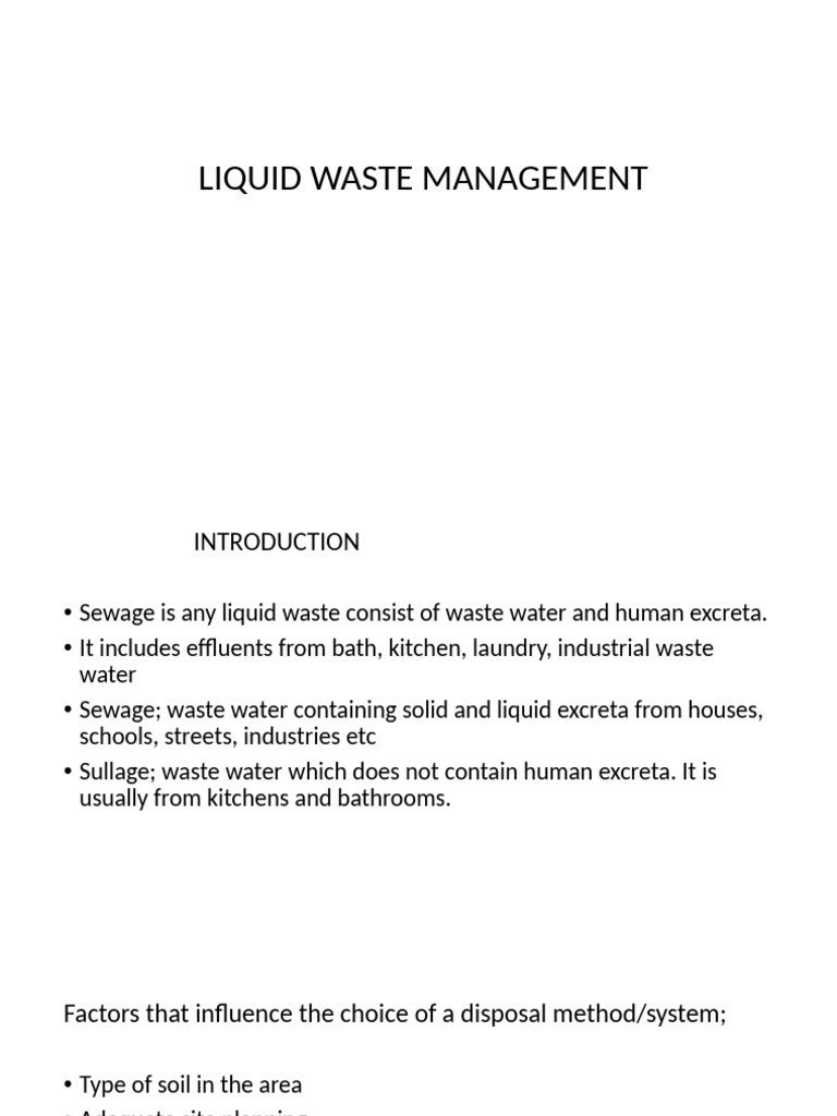 Seewage Management | PDF | Sewage Treatment | Sanitation