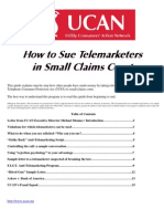How To Sue Telemarketers