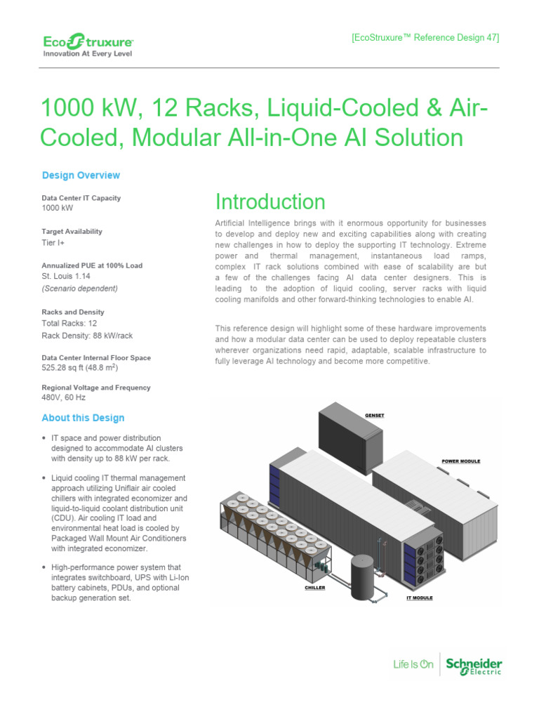 AI-Optimized Data Center Design | PDF | Data Center | Internet Of Things