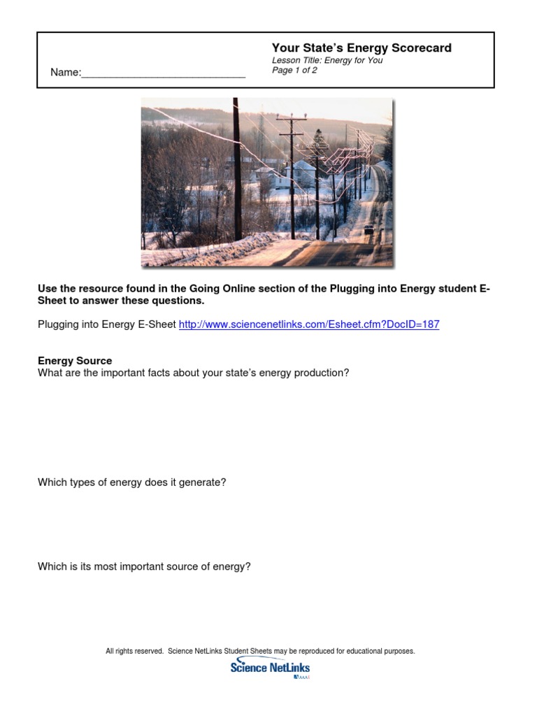 Your State's Energy Scorecard Guide | PDF | Energy Development | Fuels