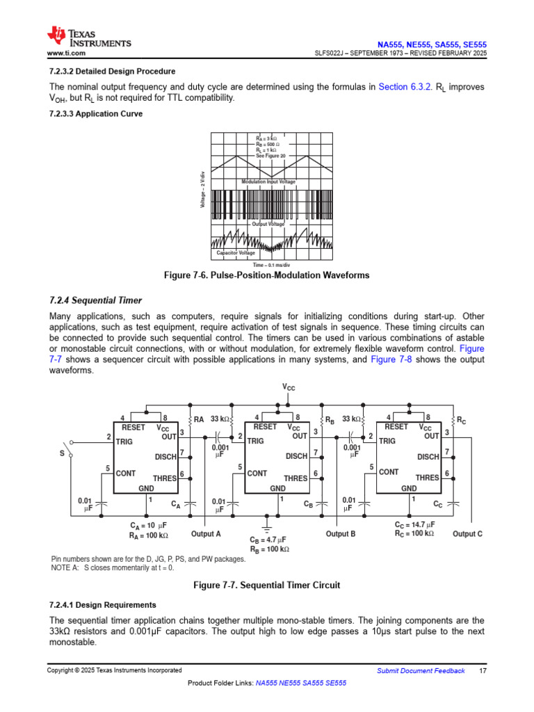 NE555 Timer Design and Applications | PDF | Electrical Engineering ...