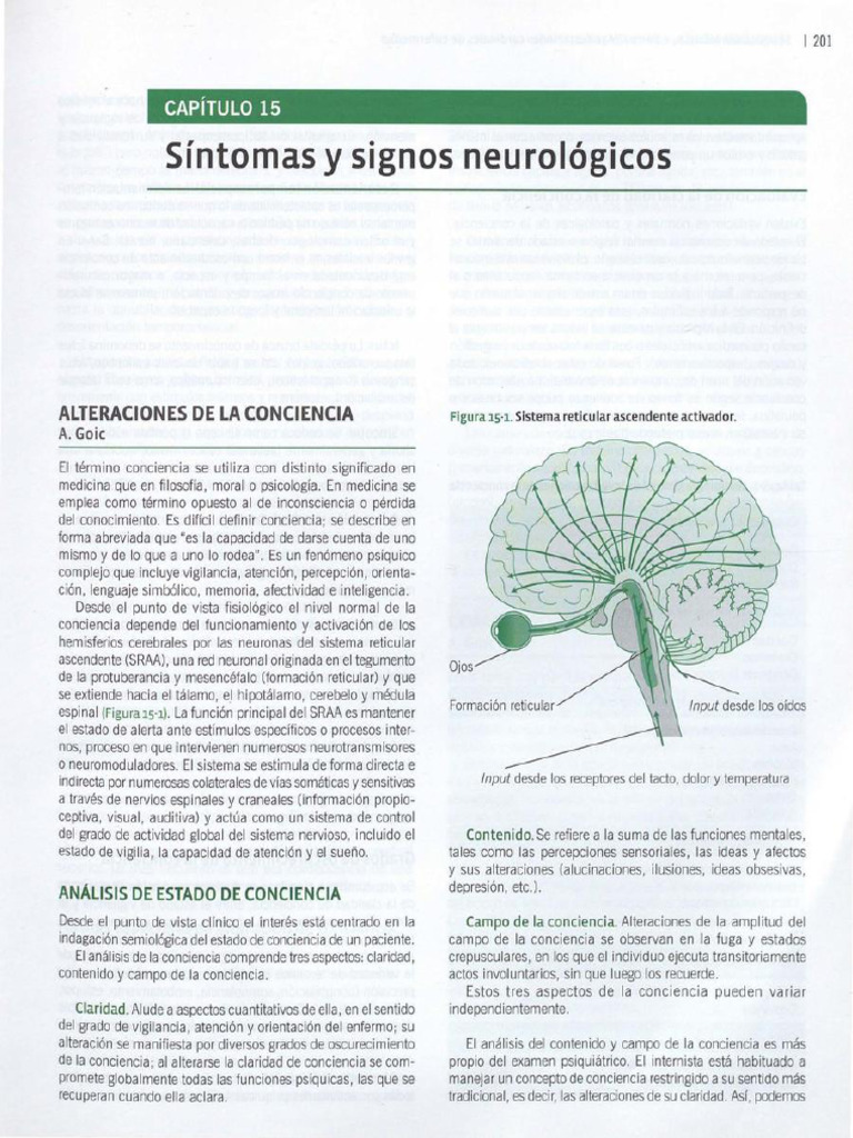 Alteraciones de la Conciencia Neurológica | PDF | Conciencia | Coma