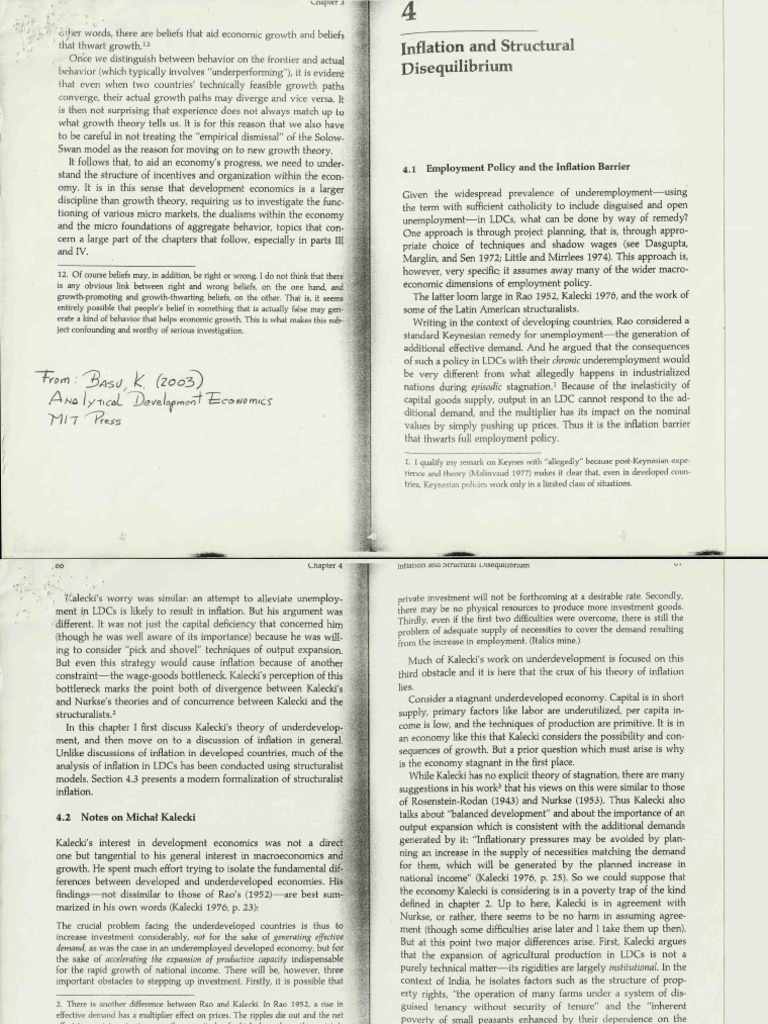 Basu Structural Inflation | PDF