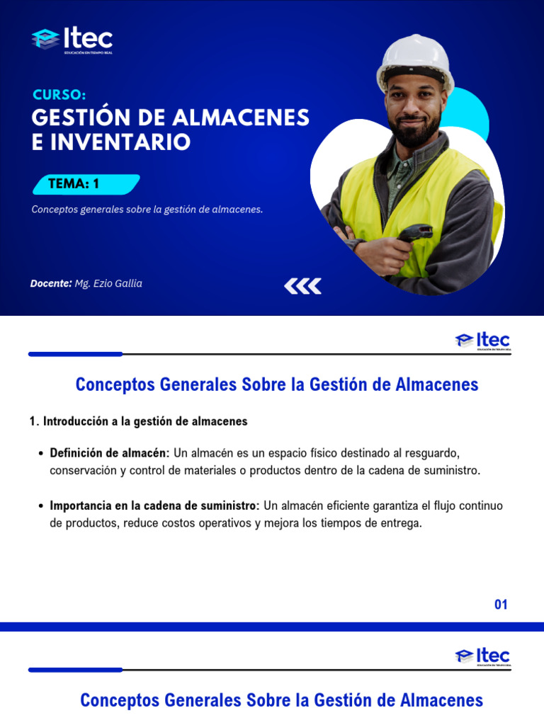 Gestión Eficiente de Almacenes y Inventarios | PDF | Almacén | Cadena ...
