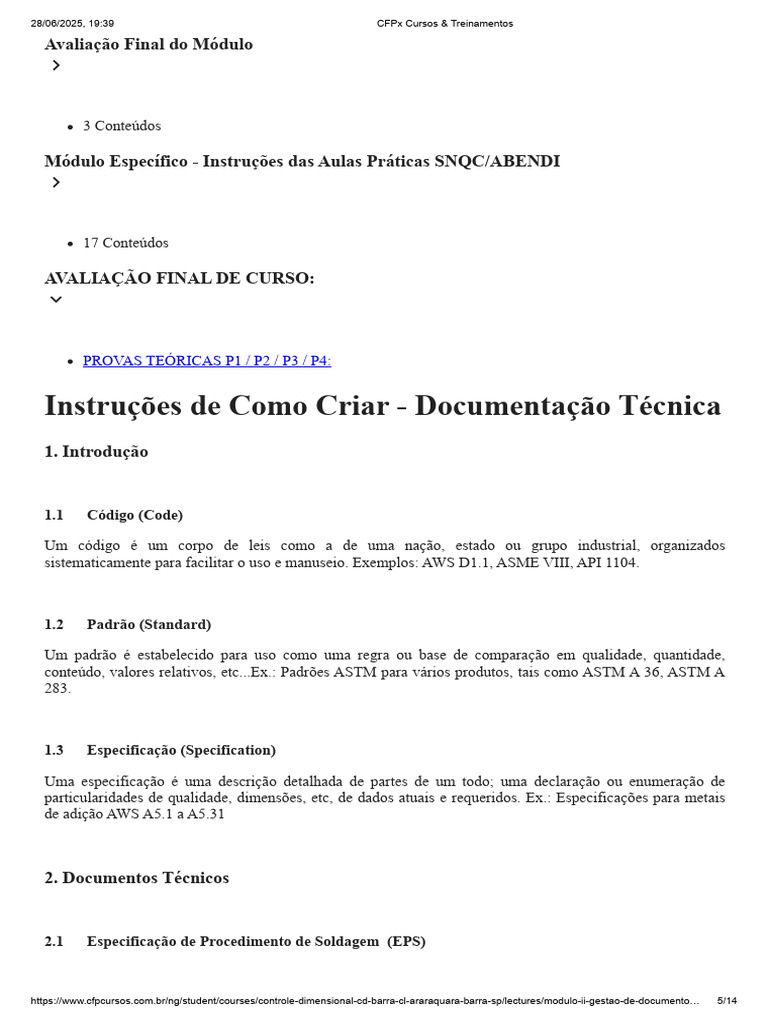 Avaliação Final de Soldagem e Documentação | PDF
