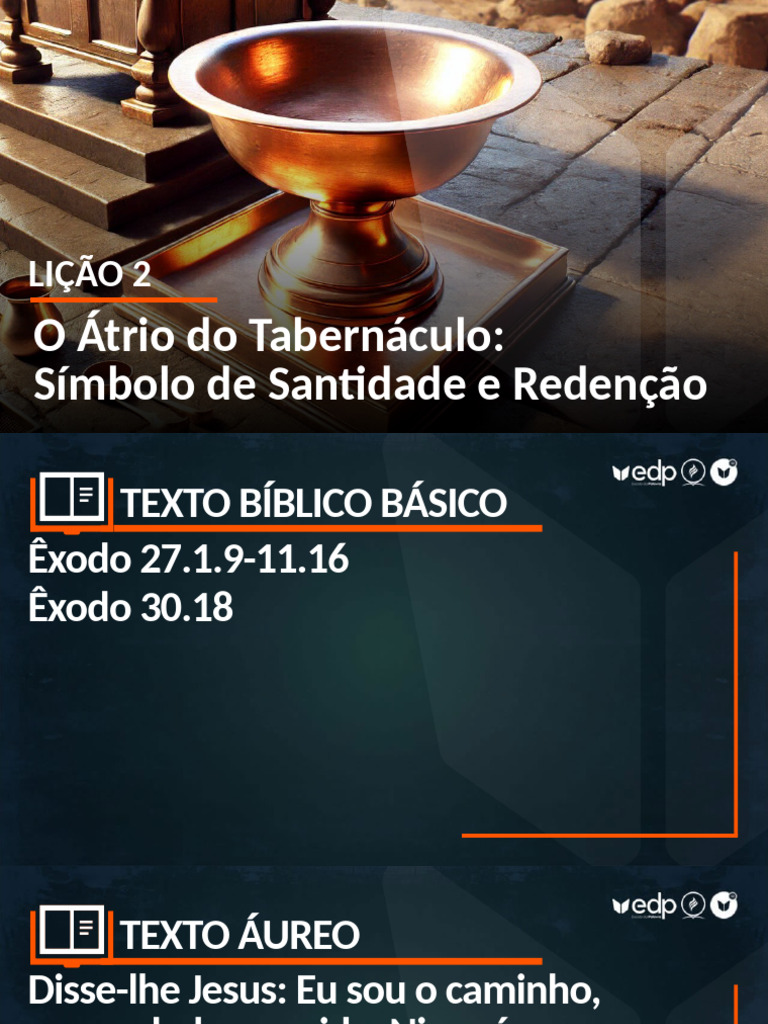 Átrio do Tabernáculo: Santidade e Significado | PDF | Deus | Bíblia