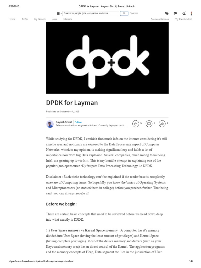 Understanding DPDK for Beginners | PDF | Computer Science | Office ...