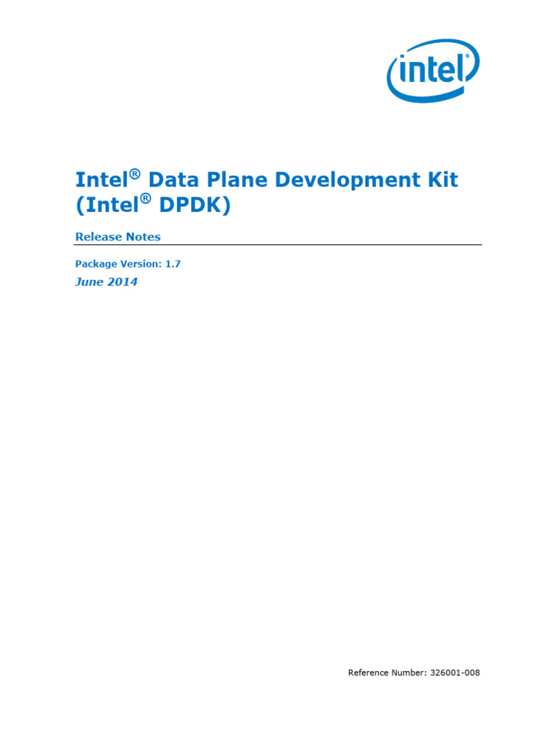 Intel DPDK 1.7 Release Notes | PDF | Network Interface Controller ...