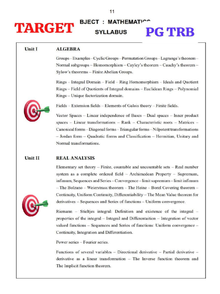 Pg Trb Maths Pdf