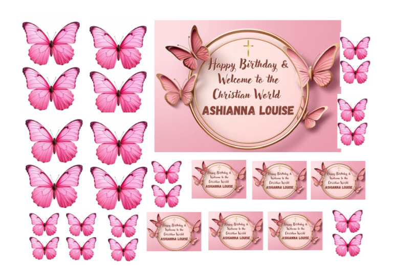Pink Butterflies | PDF