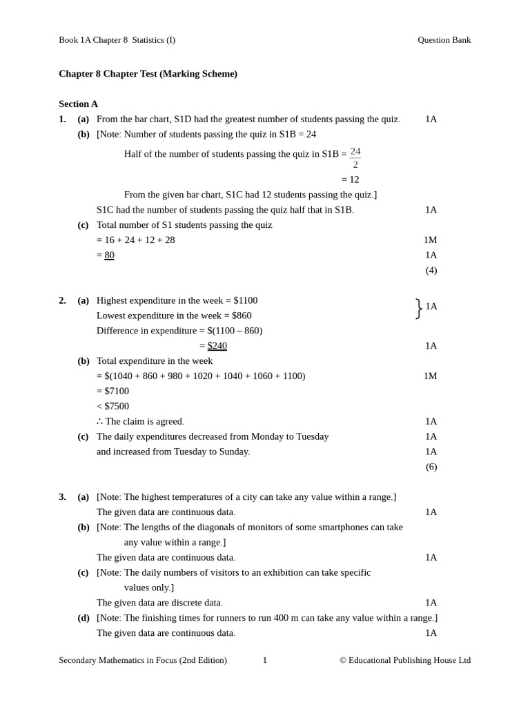 MIF2e ChapTest 1A08 e Sol | PDF
