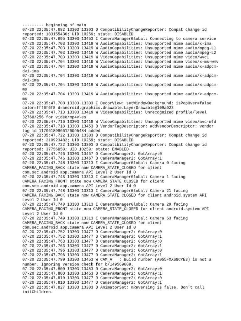 Log Cat 1753025747592 | PDF | Operating System Technology | Software ...