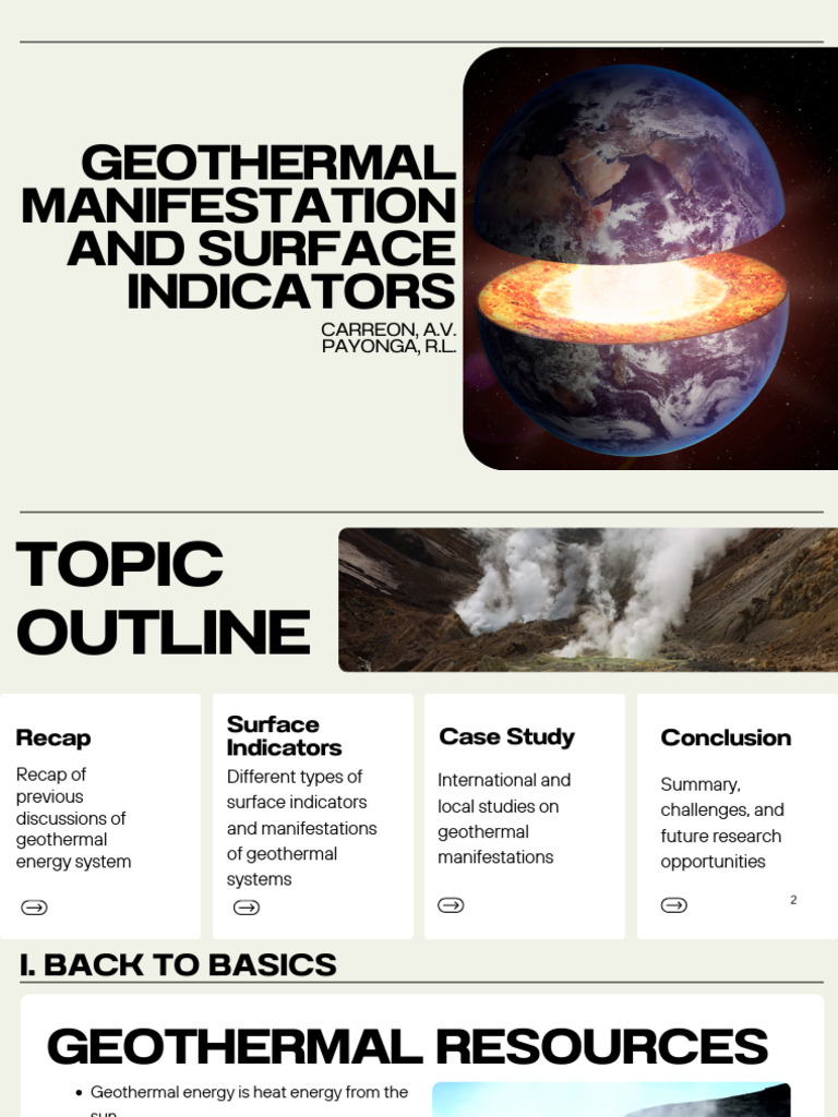 Geothermal Surface Indicators Explained | PDF | Volcano | Geothermal Energy