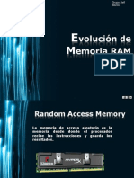 Evolucion Memoria RAM