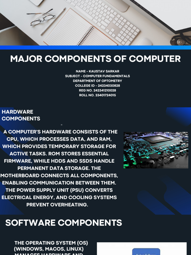 Major Components of Computer | PDF | Domain Name System | Computer Network