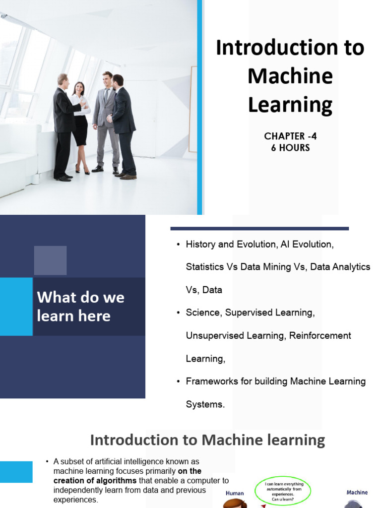 Introduction to Machine Learning Concepts | PDF | Machine Learning ...