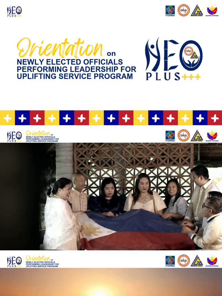 NEO Plus Program Orientation Overview | PDF | Governance | Leadership