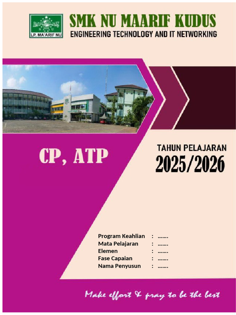 Format CP Atp Dan Modul Ajar 2025-2 | PDF