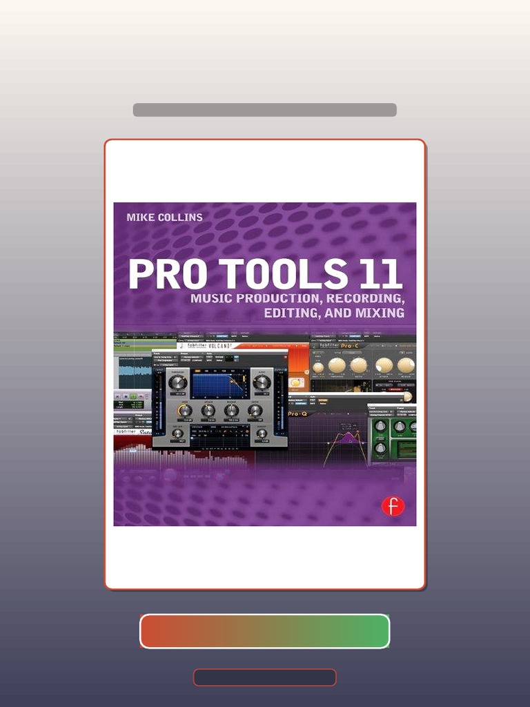 Pro Tools 11 Music Production Recording Editing and Mixing Download ...