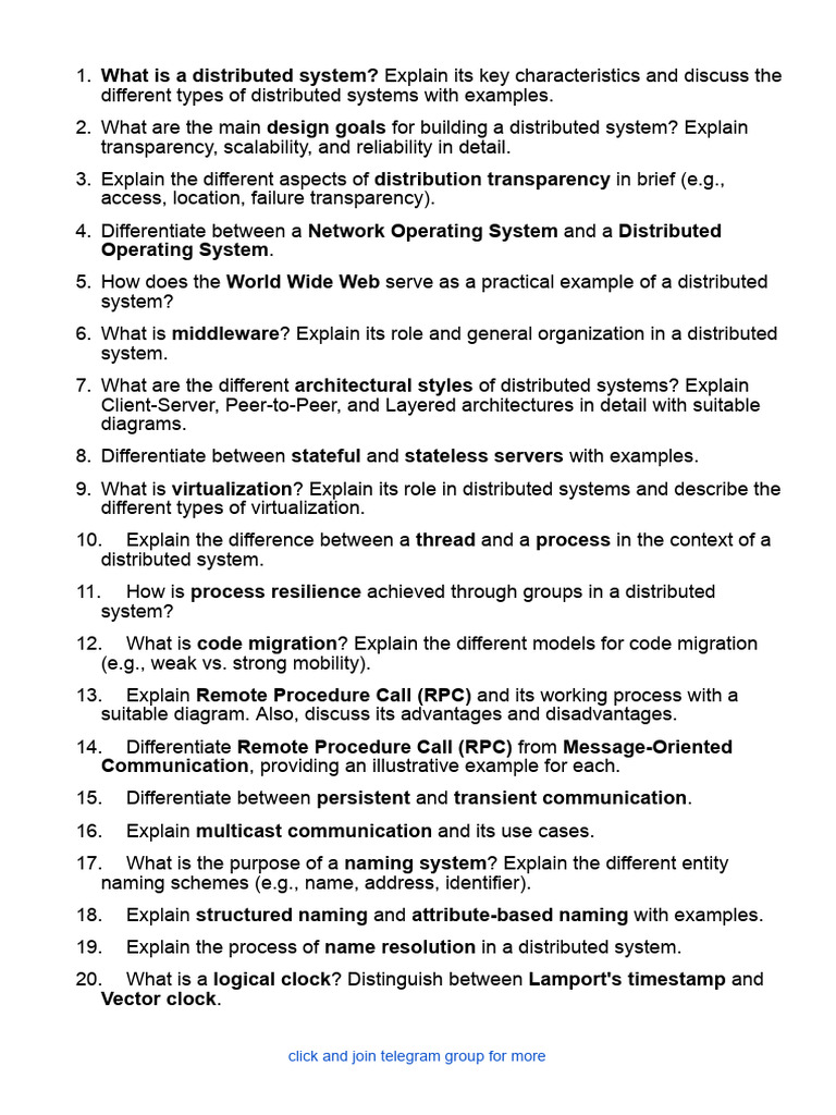 Overview of Distributed Systems Concepts | PDF | Virtual Machine ...